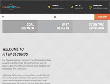 Tablet Screenshot of fitinseconds.com